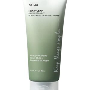 Anua - Heartleaf Quercetinol Pore Deep Cleansing Foam - Mousse nettoyante en profondeur pour les pores
